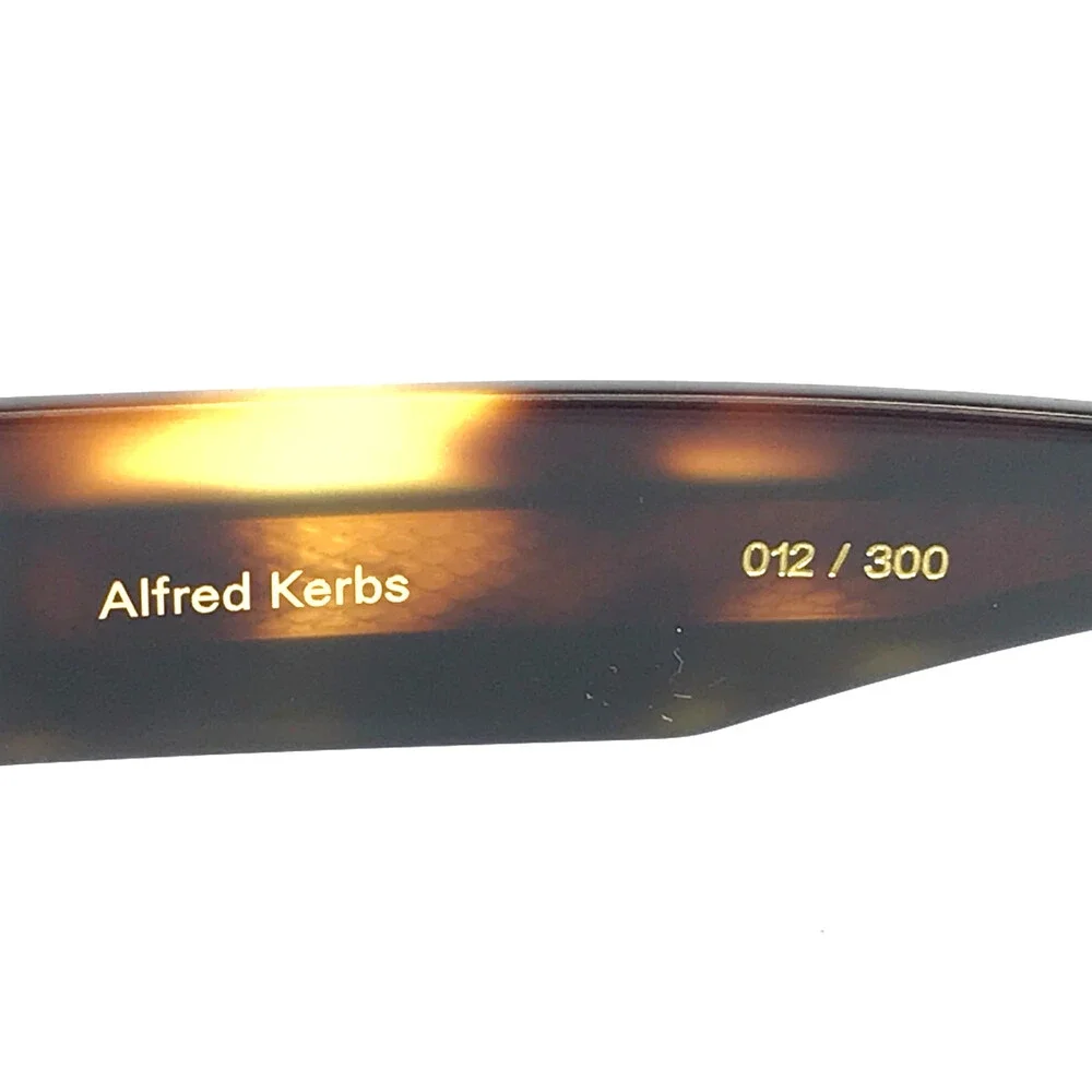 Alfred Kerbs Eyeglasses Frames NAMA BKHV Black Havana Oversized Thick 58-10-140